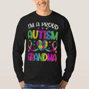 Im Stolz Autismus Oma Autismus Bewusstsein Puzzle T-Shirt