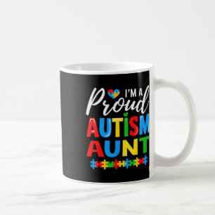 Im stolzen Autismus Tante Awareness Puzzle Piece Kaffeetasse