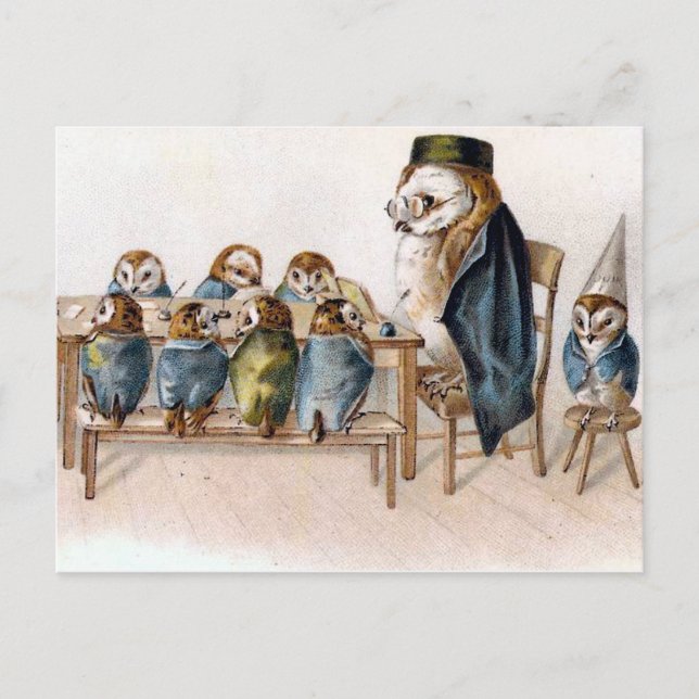 Im Streben nach Wissen Postkarte (Vorderseite)