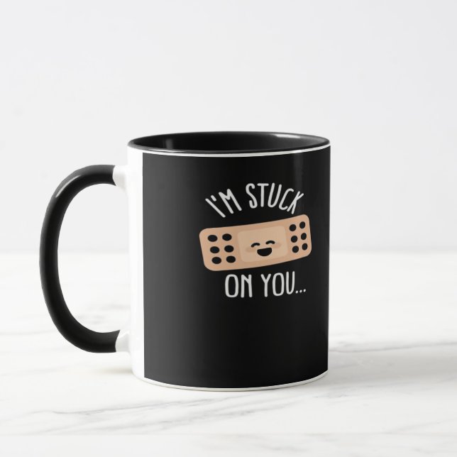 Im Stuck On You Nurse First Aid Gift Heartfelt Des Tasse (Links)