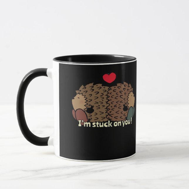 Im Stuck On You Timeless Romantic Design  Tasse (Links)