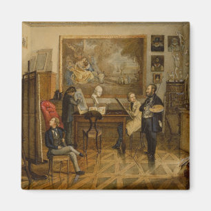 Im Studio von Miklos Barabas Magnet