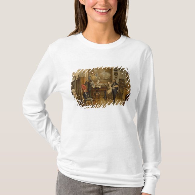 Im Studio von Miklos Barabas T-Shirt (Vorderseite)
