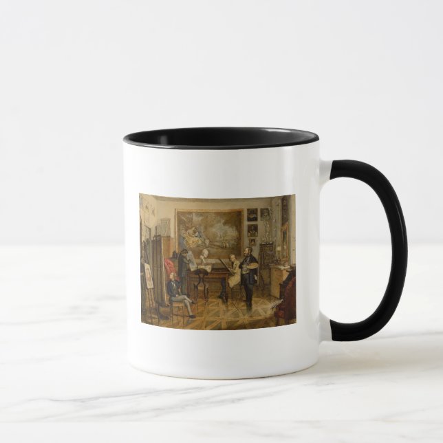 Im Studio von Miklos Barabas Tasse (Rechts)