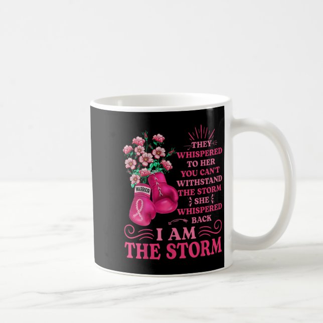 Im Sturm Boxkrieger rosa Ribbon Frauen Brea Kaffeetasse (Rechts)