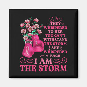 Im Sturm Boxkrieger rosa Ribbon Frauen Brea Magnet