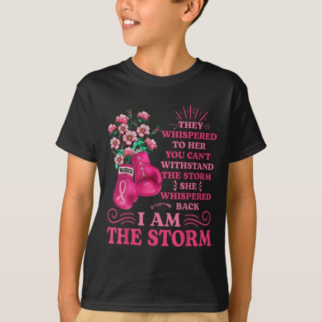 Im Sturm Boxkrieger rosa Ribbon Frauen Brea T-Shirt (Vorderseite)