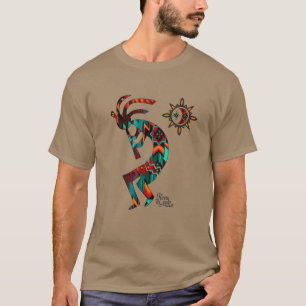 Im Südwesten Kokopelli spielt der T - Shirt Flute