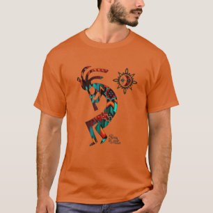 Im Südwesten Kokopelli spielt der T - Shirt Flute