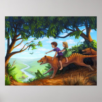 Im Tal der Megafauna Poster