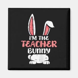 Im Teacher Bunny Ostereier Jagen Frühlingswom Magnet