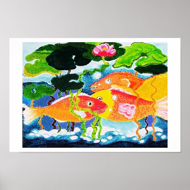 Im Teich Poster (Vorne)