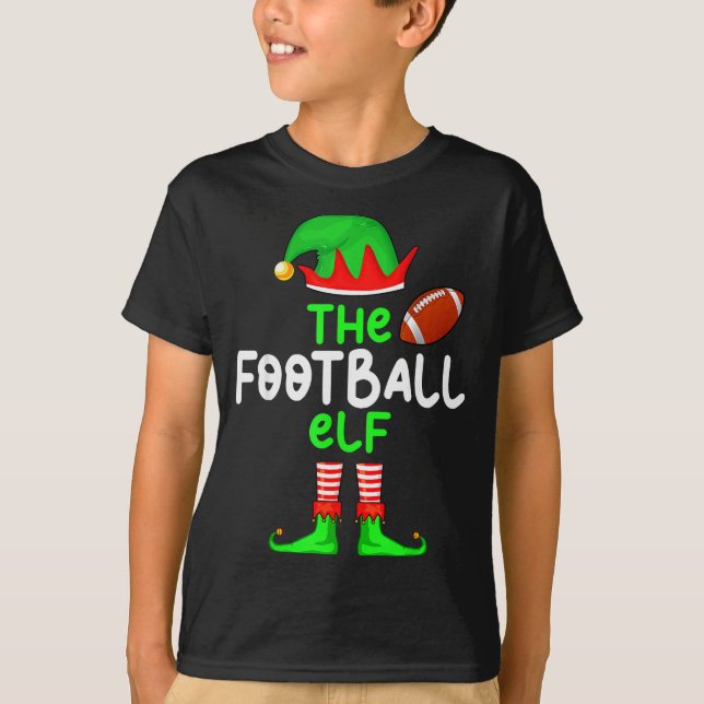 I'm The American Football Elf Christmas Matching P T-Shirt (Vorderseite)