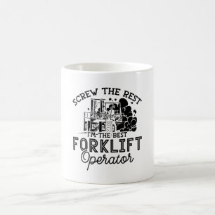 I'm The Best Forklift Operator Driver Truck Worker Kaffeetasse