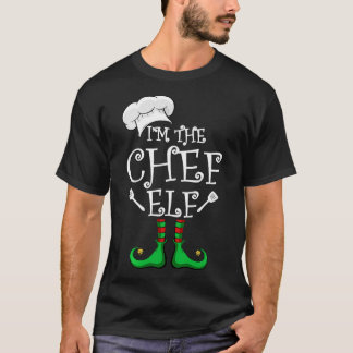 I'm The Chef Elf Matching Group Christmas  T-Shirt