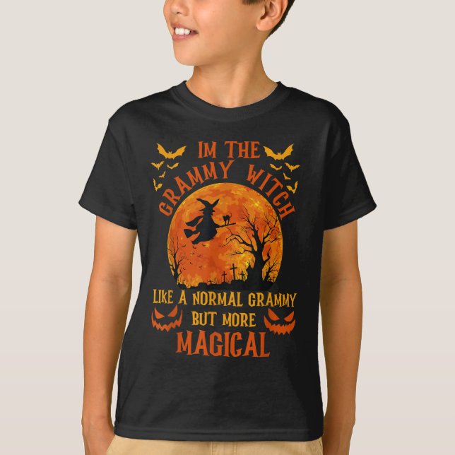 I'm The Grammy Witch Like A Normal Grandma Hallowe T-Shirt (Vorderseite)