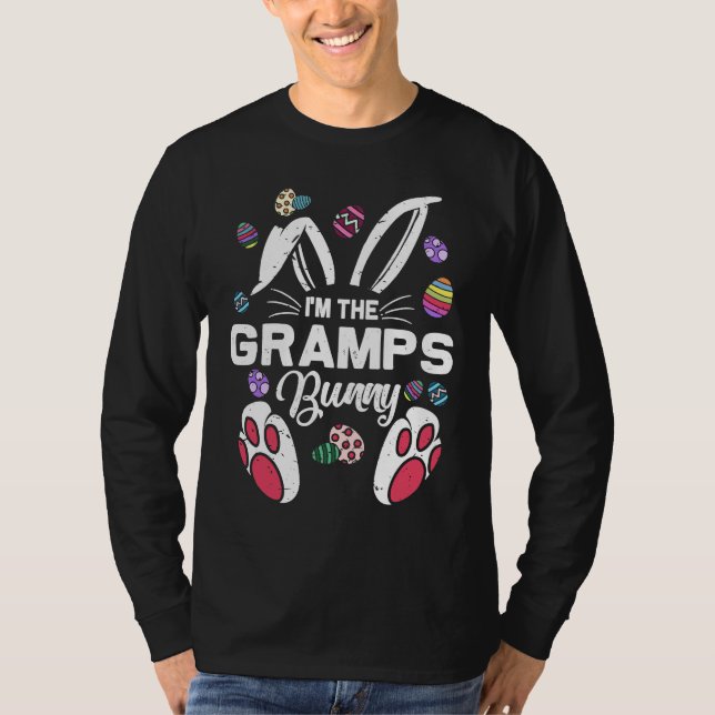 I'm The Gramps Cute Bunny Matching Family Easter D T-Shirt (Vorderseite)
