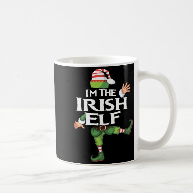 Im The Irish Elf Christmas Eve Xmas Elf Squad Cos  Kaffeetasse (Rechts)