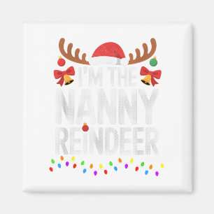 Im The Nanny Rentier Familien Weihnachtsbeleuchtun Magnet