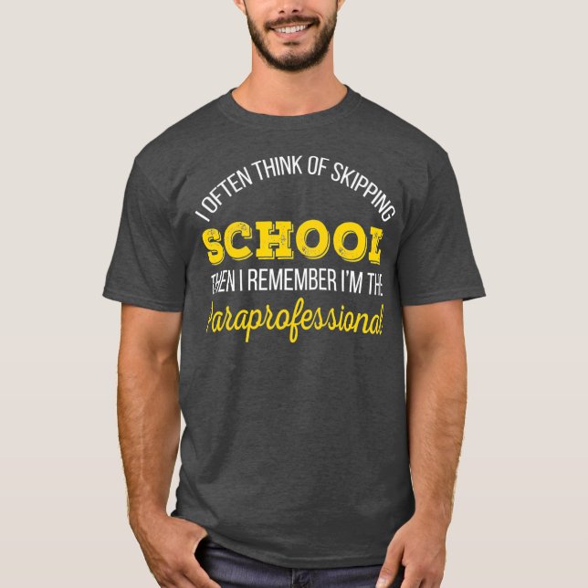 Im the Paraprofessional Tshirt Geschenkgutschrift (Vorderseite)