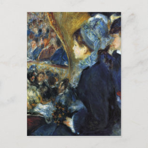 Im Theater von Pierre Renoir Postkarte