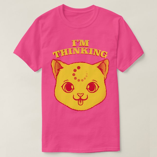 Im Thinking Funny Cat von Tobe Fonseca T-Shirt (Design vorne)