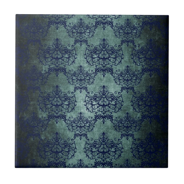 Im tiefen Blau Fliese (Vorderseite)