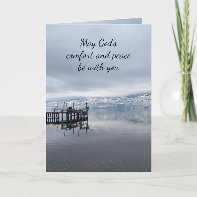 Im tiefsten Beileid Hilfe in der schwierigen Zeit  Karte (Vorderseite)