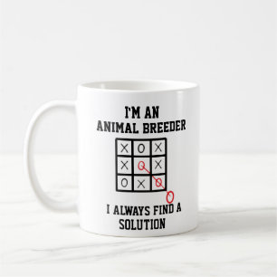 Im Tierzüchter finde ich immer eine Lösung-Tasse Kaffeetasse