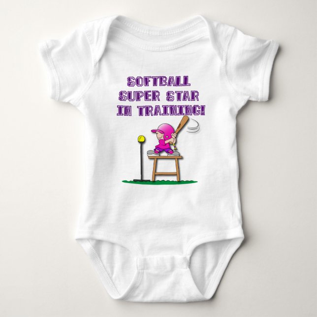 im Training zacken Sie aus Baby Strampler (Vorderseite)