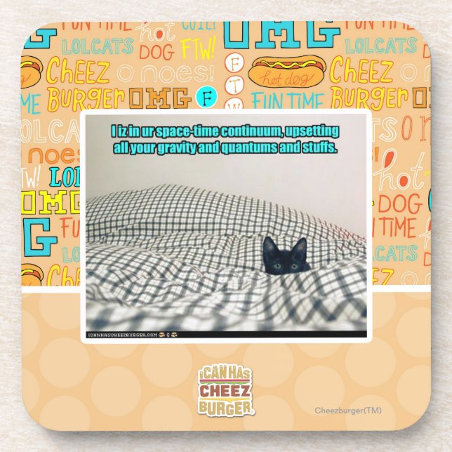 Im ur Raum-Zeit-Kontinuum Untersetzer (Vorderseite)