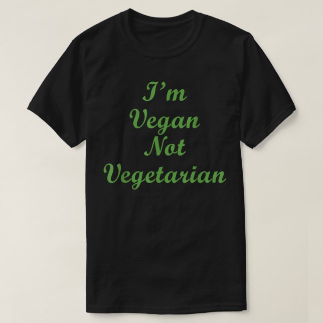 Im Vegan T-Shirt (Design vorne)