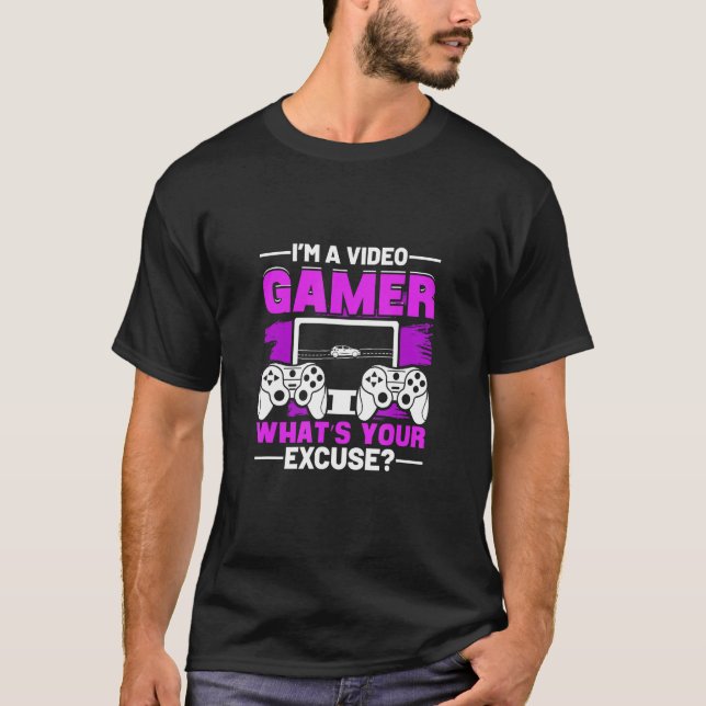 Im Video-Gamer, was Sie entschuldigen T-Shirt (Vorderseite)