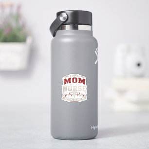 Im Vintage-Geschenk für Mama und Krankenschwester  Aufkleber