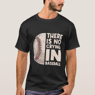 Im Vintagen Baseball-Sportzentrum weint es nicht T-Shirt