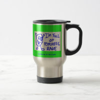 Im voll von der psychotischen Raserei-Reise-Tasse