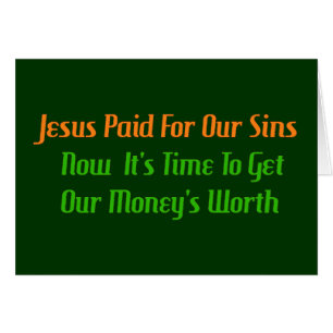 Im Voraus bezahlte Sünde