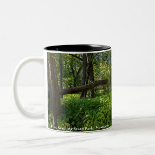 im Wald am Fort, der einen Staat Park Zweifarbige Tasse