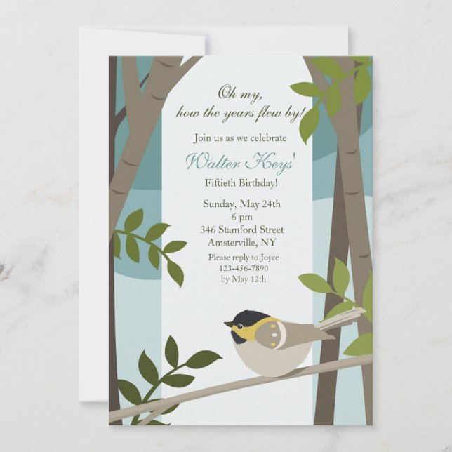 Im Wald Einladung (Vorderseite)