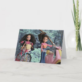 Im Wald mit meiner großen Schwester Karte