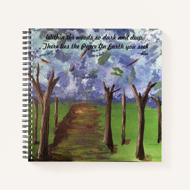 Im Wald Notizbuch (Vorderseite)