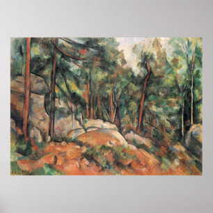 Im Wald - Paul Cezanne - c1898 Poster