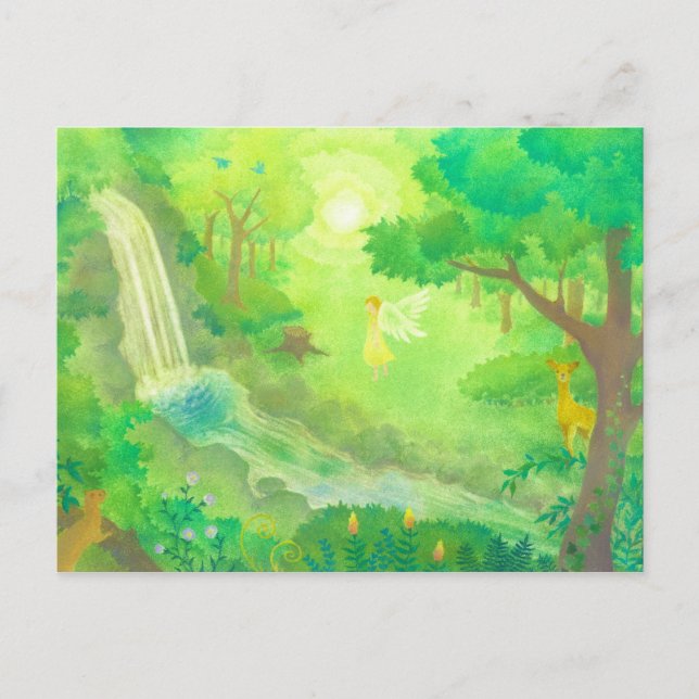 im Wald Postkarte (Vorderseite)