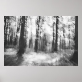 Im Wald verloren - abstraktes Infrarot-Foto Poster