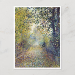 Im Wald von Renoir Postkarte
