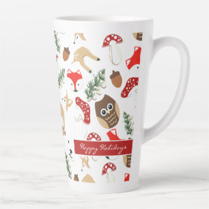 Im Wald Weihnachtsgeschenk Muster Milchtasse