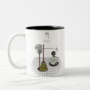 Im Wandschrank? Zweifarbige Tasse