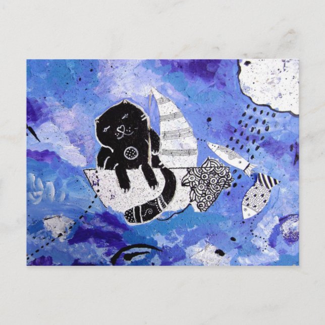 Im Wasser des Rover Nile Postkarte (Vorderseite)