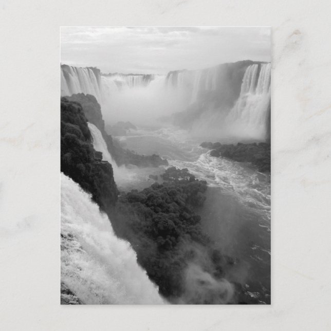 Im Wasserfall Postkarte (Vorderseite)