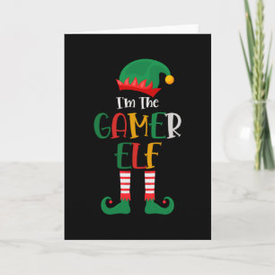 Im Weihnachtself-Passenden-Christmas für Gamer Karte